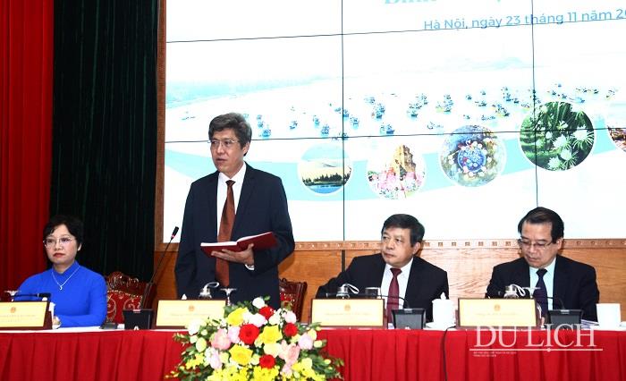 Phó Chủ tịch UBND tỉnh Bình Thuận Nguyễn Minh phát biểu